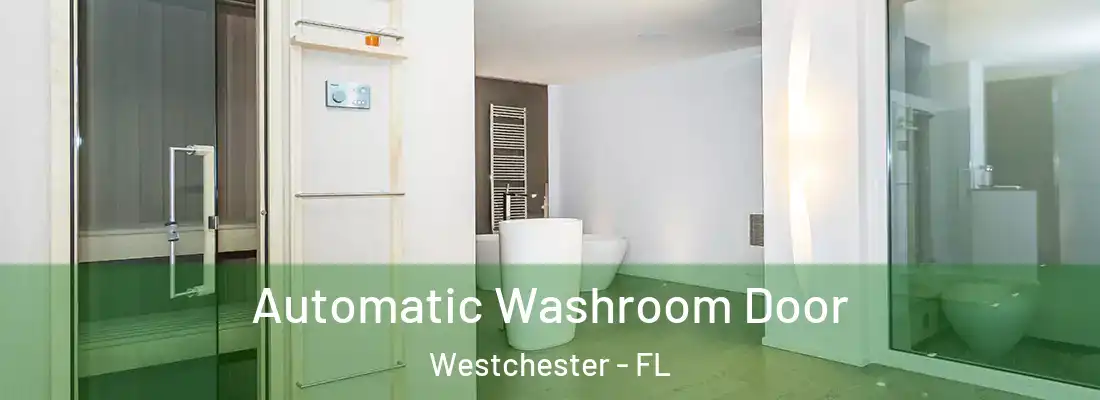 Automatic Washroom Door Westchester - FL