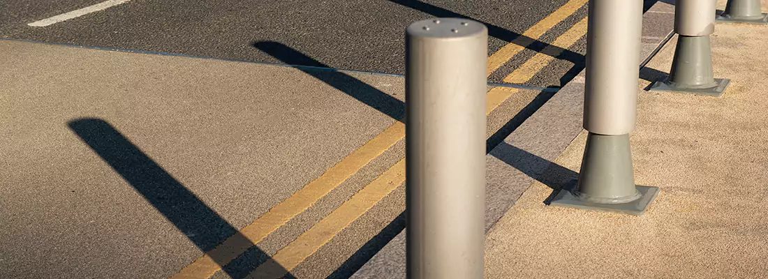 Custom Retractable Barrier Column Installations in Westchester, FL