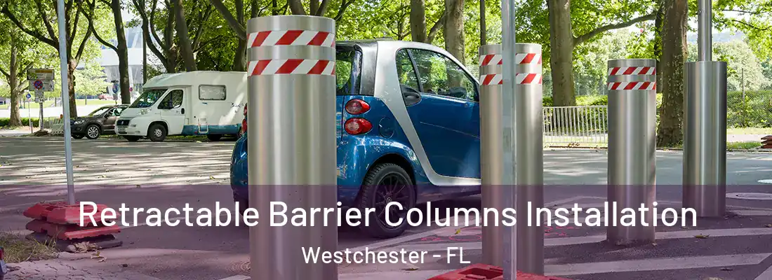 Retractable Barrier Columns Installation Westchester - FL